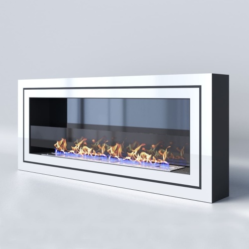 Биокамин "Русский огонь" Стенли 1100N настенный с декоративным стеклом (стемалитом)