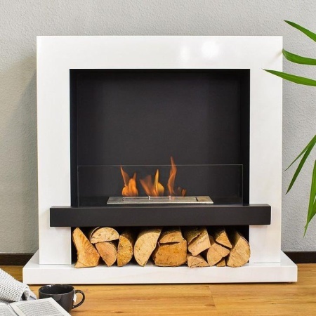 Напольный биокамин Starck белый по цене 104 000 руб.