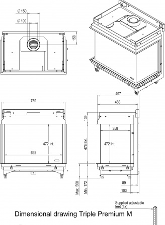 Газовый камин Faber Triple M Газовый камин Faber Triple M
