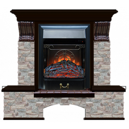 Бостон К Грот цветной (венге)+Majestic Black Бостон К Грот цветной (венге)+Majestic Black