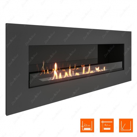 Биокамин SteelHeat GRAND 1200 стекло + стемалит по цене 55 860 руб.