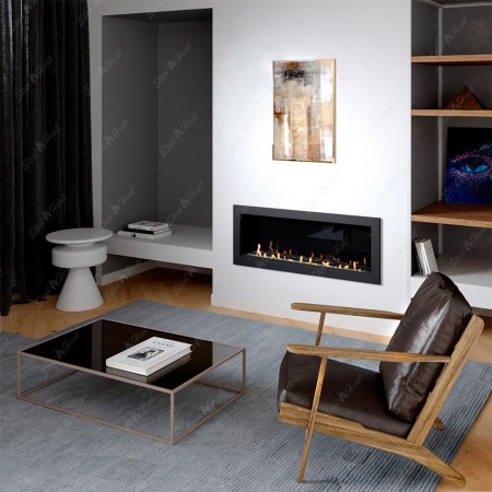 Биокамин SteelHeat ONE 1400 XL стекло + стемалит по цене 69 200 руб.