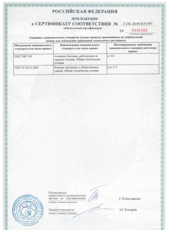 
Газовая топка Vero Design GA 3 H3