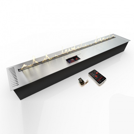 Автоматический биокамин ZeFire M 1600 шлифованный с ДУ по цене 555 000 руб.