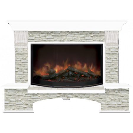 Бостон Грот однотонный 86 (белый)+Rondo S86 Бостон Грот однотонный 86 (белый)+Rondo S86