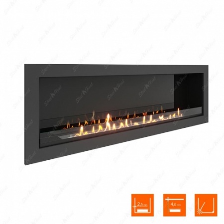 Биокамин SteelHeat ONE 1700 стекло + стемалит Биокамин SteelHeat ONE 1700 стекло + стемалит по цене 76 000 руб.